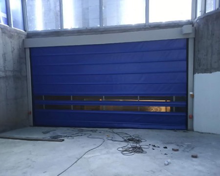 靈石電子產業(yè)園，快速堆積門